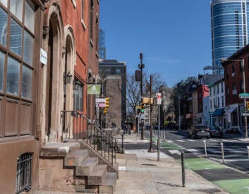 A look down a street in Center City, Philly.