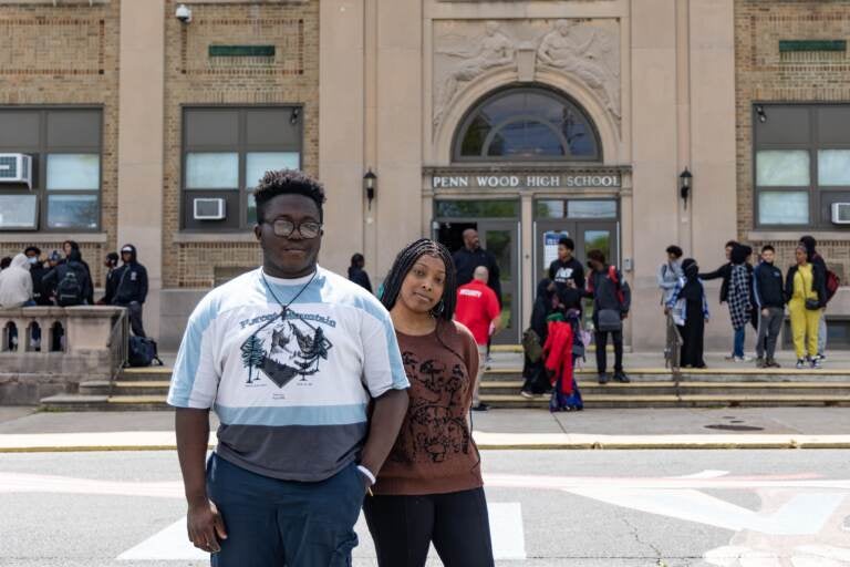 Paul Vandy and Trinity Giddings attend Penn Wood High School in the William Penn School District, just outside Philadelphia. William Penn has one of the highest property tax rates in the state and still struggles to make ends meet