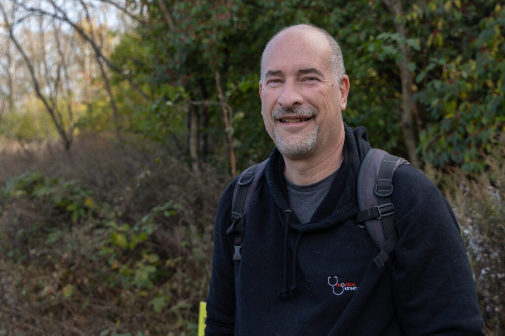 Mark Boorse posing for a photo outdoors