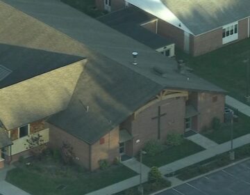 Aerial view of St. Thomas Church in Southern Coventry, Pa (Photo courtesy of 6abc)