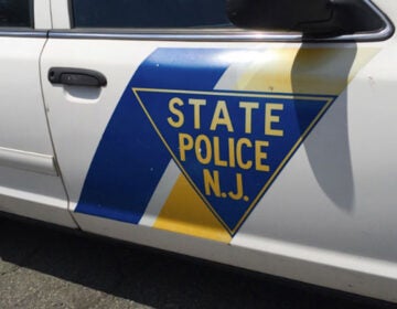 New Jersey State Police car in Trenton, N.J.