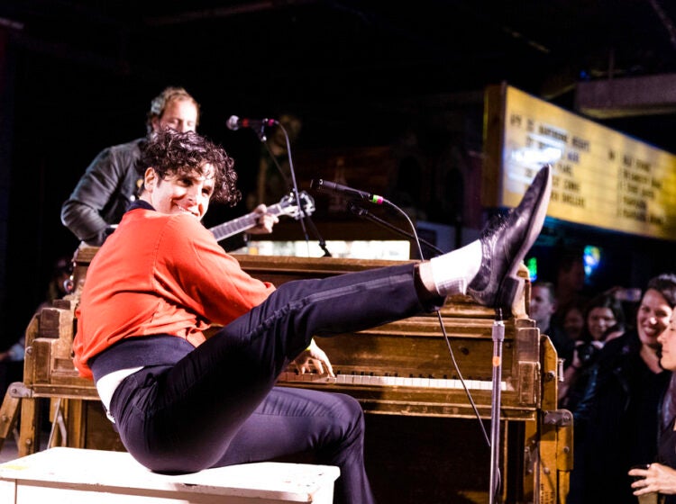 Adam Weiner of Low Cut Connie in Asbury Park, NJ. (Photo by Michael Zorn/Invision/AP)