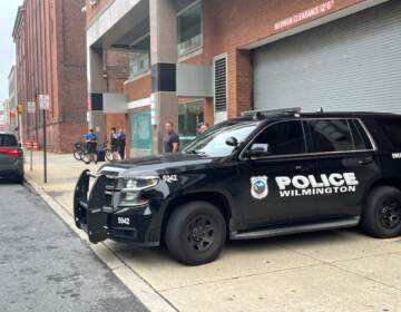 A Wilmington police car