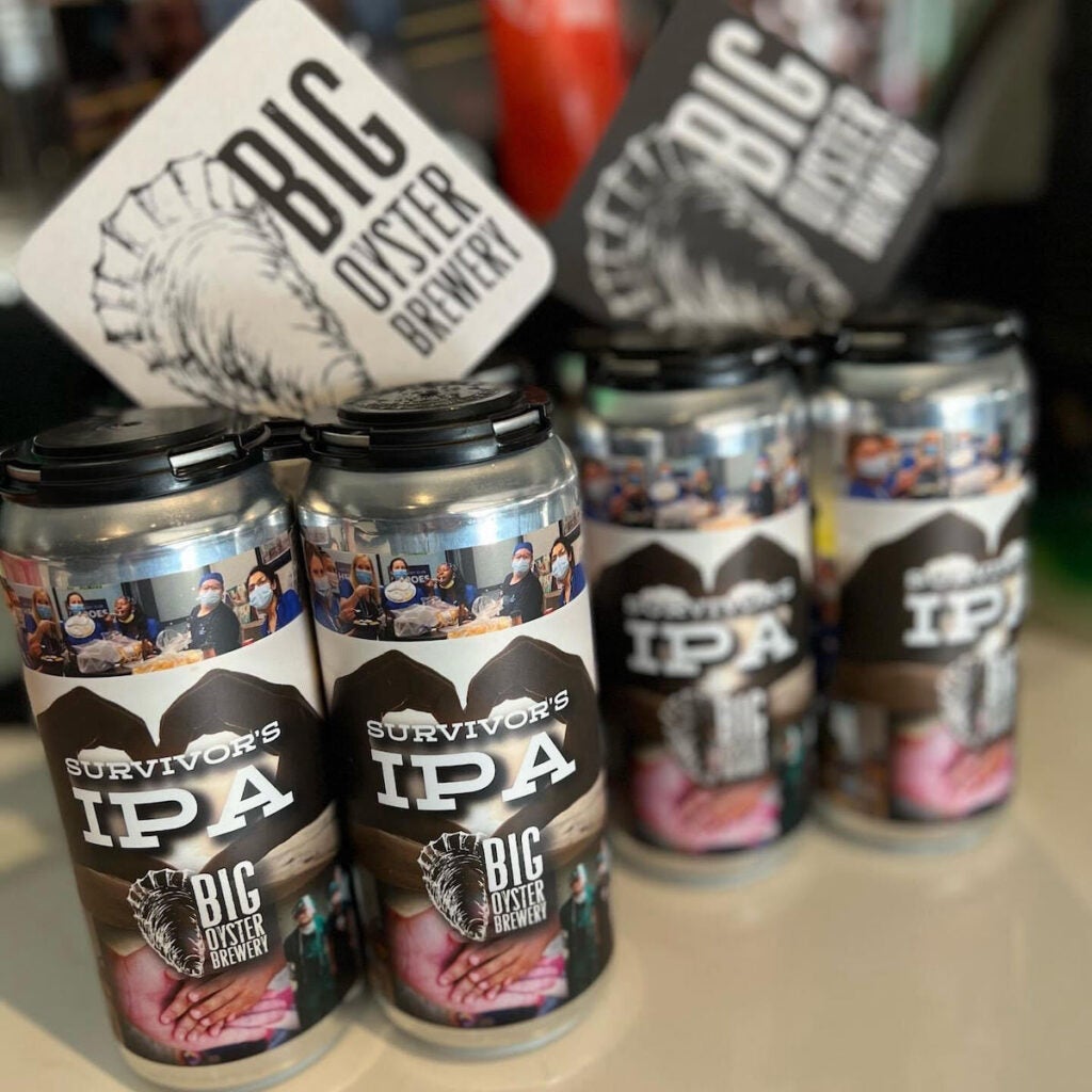 Close-up of cans of beer