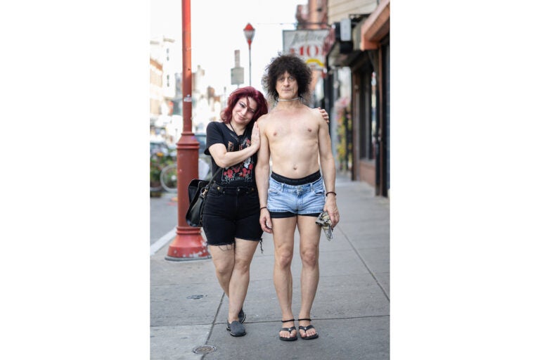 Two people pose for a photo