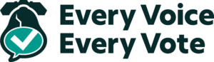Logo for the Every Voice Every Vote project