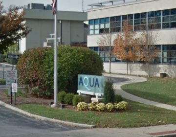 The exterior of Aqua Pennsylvania offices in Bryn Mawr